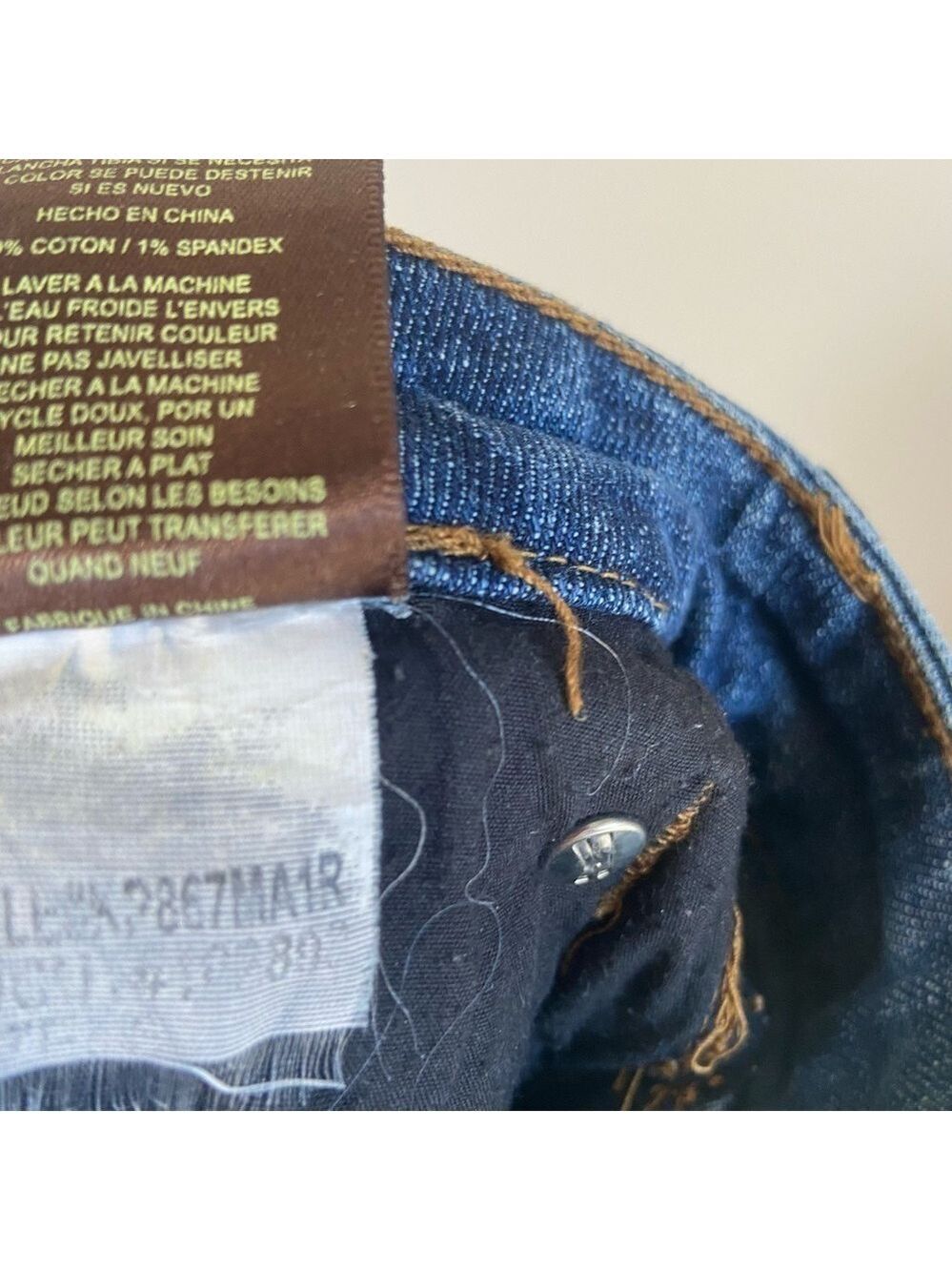 KUT from Kloth Sienna Skinny  Cropped Cut 3867 Jeans Dark Blue Size 6 - Picture 7 of 12